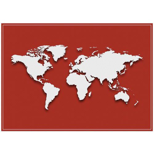 Set de table carte du monde - Showdown Displays Set de table carte du monde - Showdown Displays
