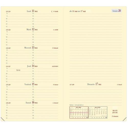 Agenda semainier Soho Italnote Prestige - 8,8x17cm - 2026 - Quo Vadis