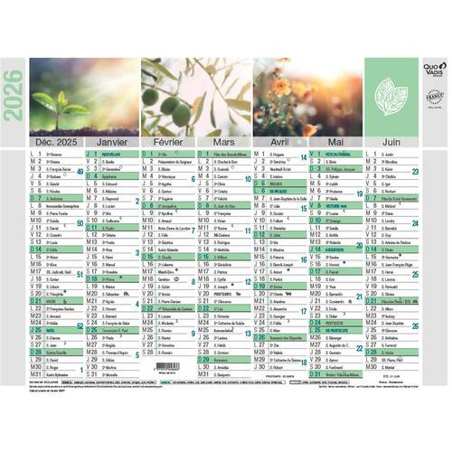 Calendrier banque Equology 2026 - 18x13,5 cm - Quo Vadis
