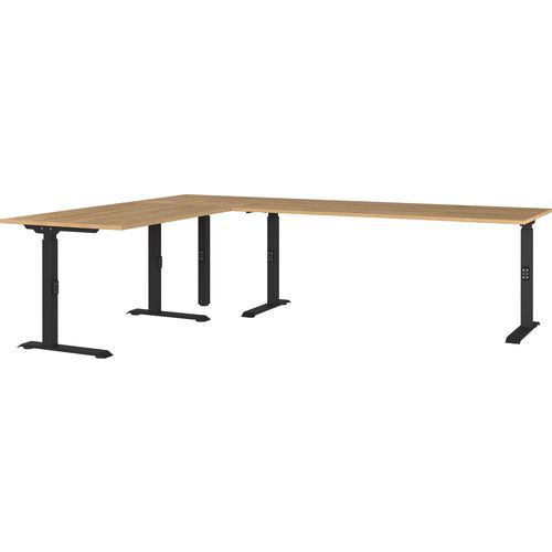 Bureau réglable en hauteur mécanique GW-Agenda - 260cm - Germania