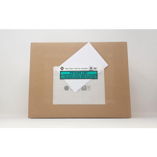 Pochettes papier cristal 3 langues - PAC LIST