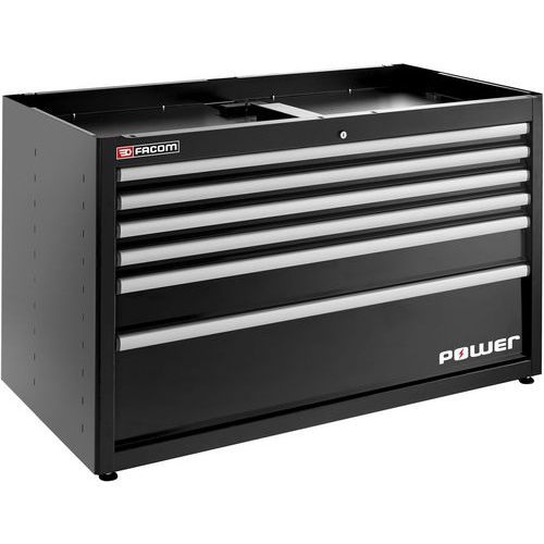 Meuble bas double 6 tiroirs Power - Facom