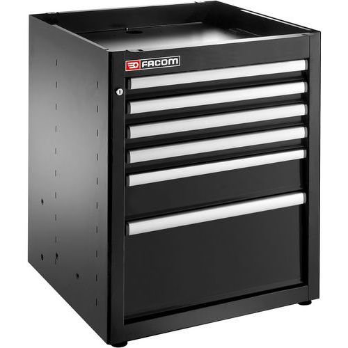 Meuble bas simple 6 tiroirs - Facom