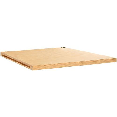 Plateau bois 727x750 mm résistance charge statique 500 kg - Facom