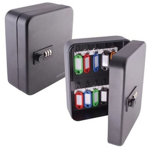 Armoire à clés noire à code - 20 Clés