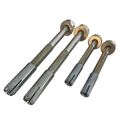 Fixations béton pour rampe caoutchouc - Lot de 4