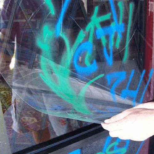 Film sécurité anti-graffitis 125 microns - Luminis