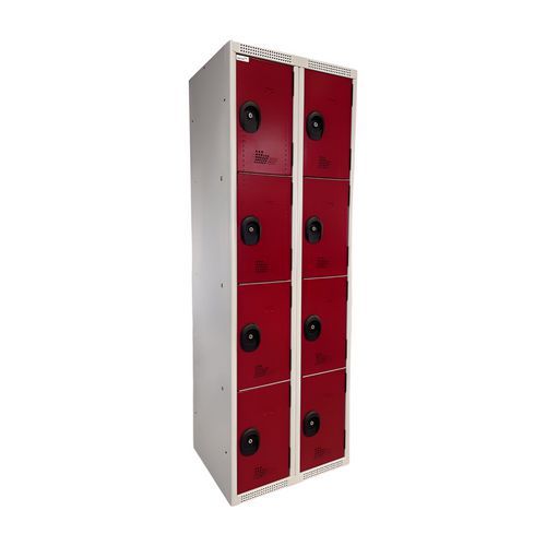 Vestiaire reconditionné - 8 cases - 2 colonnes - Acial Vestiaire reconditionné - 8 cases - 2 colonnes - Acial