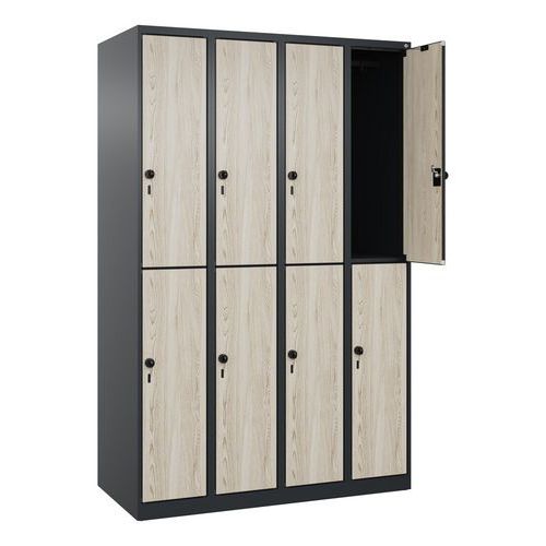 Vestiaire 2 niveaux Evolo PLUS - 8 casiers - C+P Vestiaire 2 niveaux Evolo PLUS - 8 casiers - C+P