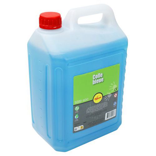 Flacon 5 litres colle bleue - Pichon