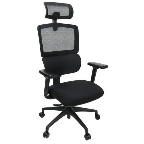 Siège de bureau ergonomique noir Eros Siège de bureau ergonomique noir Eros