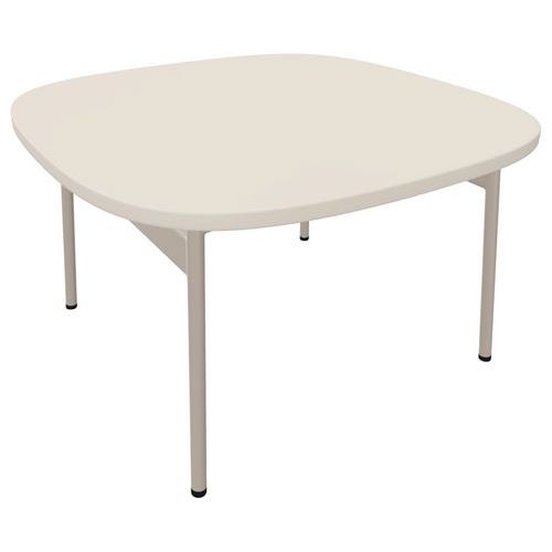 Table basse carrée angles arrondis Mollen