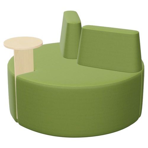 Pouf Tri Ply Ø 115 cm + dossiers + tablette tissu enduit