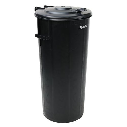 Poubelle avec couvercle - 60 L et 100 L - Manutan Expert Poubelle avec couvercle - 60 L et 100 L - Manutan Expert