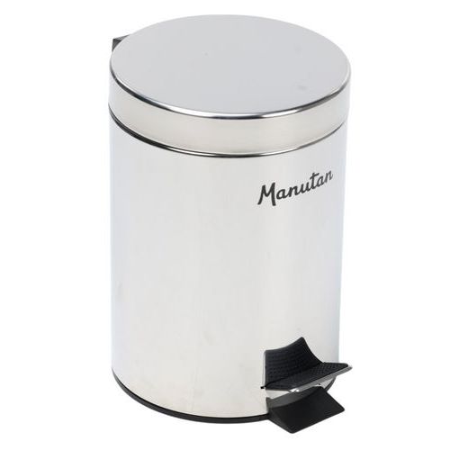 Poubelle sanitaire Inox à pédale Manutan - Manutan Expert