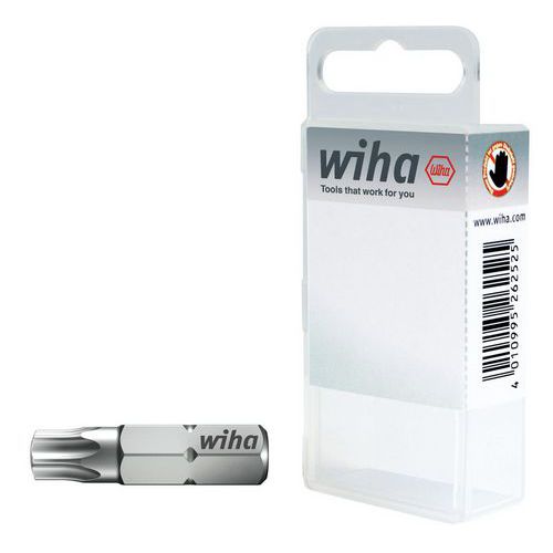 Boite de 10 embouts Standard TORX® 25 mm T40 - Wiha