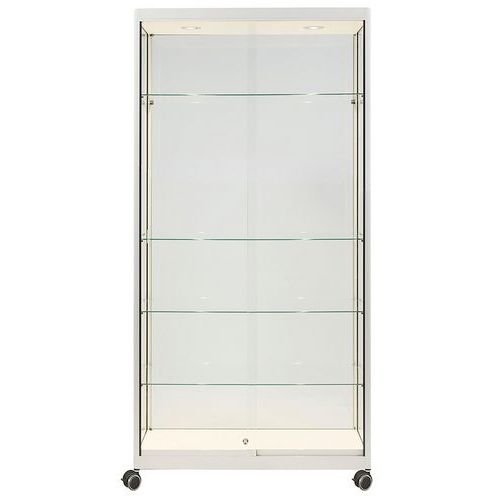 Vitrine expo haute sur roulettes - 95x50x200 cm - Sarazino Vitrines