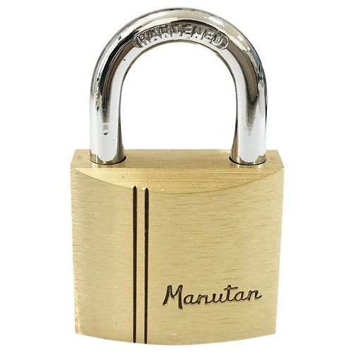 Cadenas de sécurité à clé en laiton - Manutan Expert