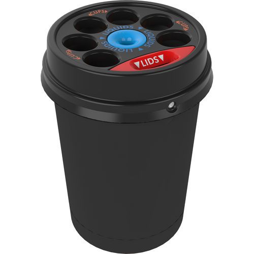 Bac à gobelets Envirocup - 120L - V-Part Bac à gobelets Envirocup - 120L - V-Part