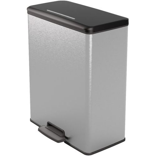 Poubelle à pédale rectangulaire Decobin - Curver Poubelle à pédale rectangulaire Decobin - Curver