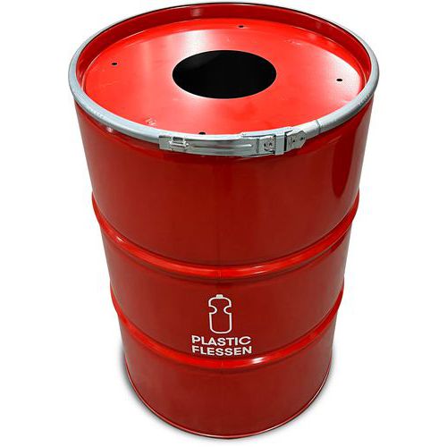 Poubelle plastique avec ouverture d'insertion - BinBin