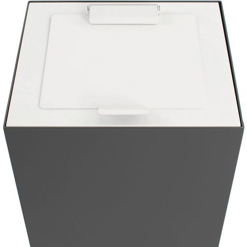 Couvercle à clapet pour poubelle de tri modulaire - 90L - V-Part