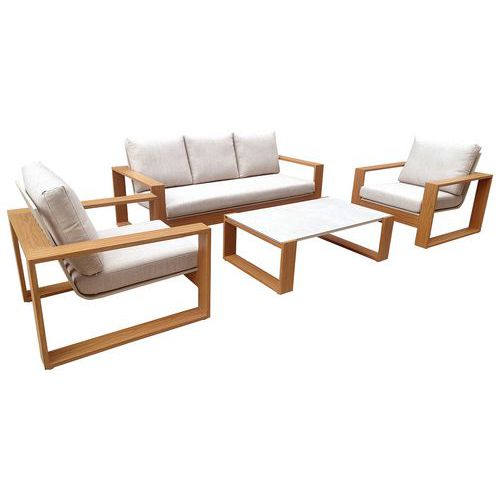 Ensemble détente Laser heat/alu coussins - Pro Loisirs