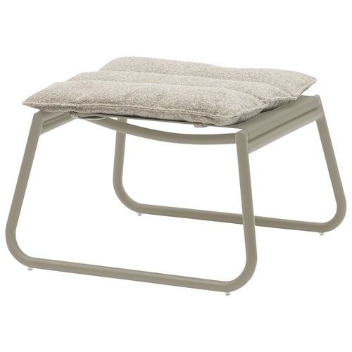Tabouret repose pieds Coast coussin TPEP structure alu - Pro Loisirs