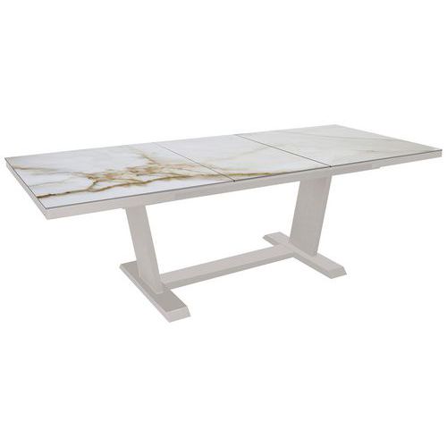 Table Amber 180/240x100 cm kedra/alu - Pro Loisirs