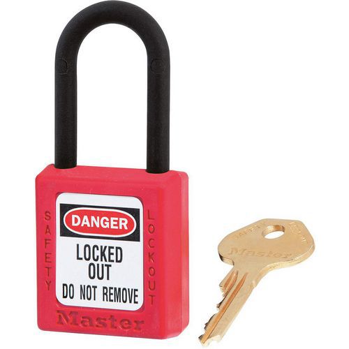 Cadenas de consignation avec anse nylon diélectrique - Master Lock