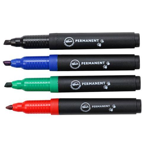 Marqueur permanent pointe biseautée - Pichon