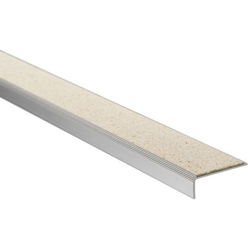 Nez de marche cornière minéral Proople - 59x20x3000mm - Wattelez