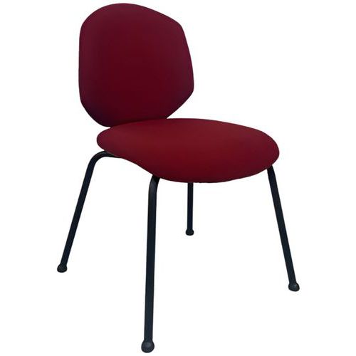 Chaise de réunion reconditionnée - Bordeaux Chaise de réunion reconditionnée - Bordeaux