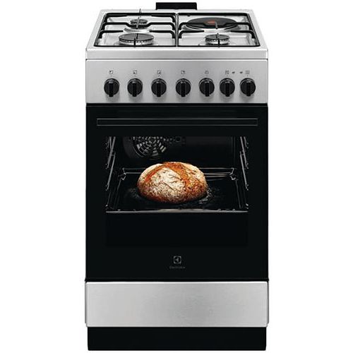 Cuisinière mixte LKM520011X - Largeur 50 cm - Electrolux