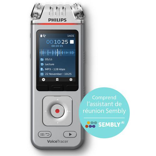 Enregistreur audio dictaphone DVT4115 - Philips Enregistreur audio dictaphone DVT4115 - Philips