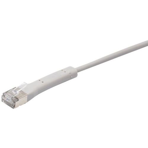 Cordon RJ45 CAT 6A F/FTP manchon coudable - Générique