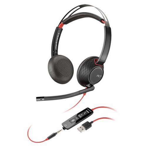 Casque micro Blackwire C5220 USB Jack - Poly