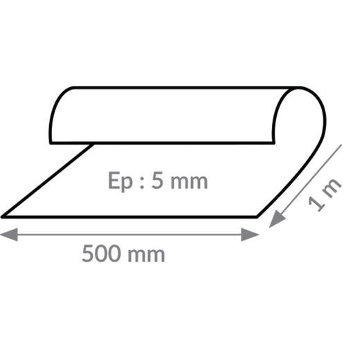 Matelas acoustique antivibratoire Résiliant 5 mm - Wattelez