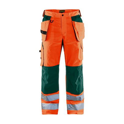 Pantalon de travail 1565 orange/vert - Blaklader