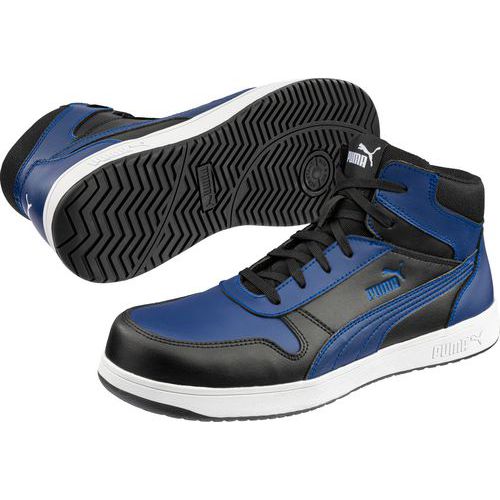 Chaussures de sécurité hautes FRONTCOURT S3L ESD - Bleu/noir - Puma
