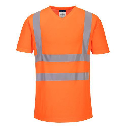T-shirt col V avec empiècements latéraux S179 - Portwest
