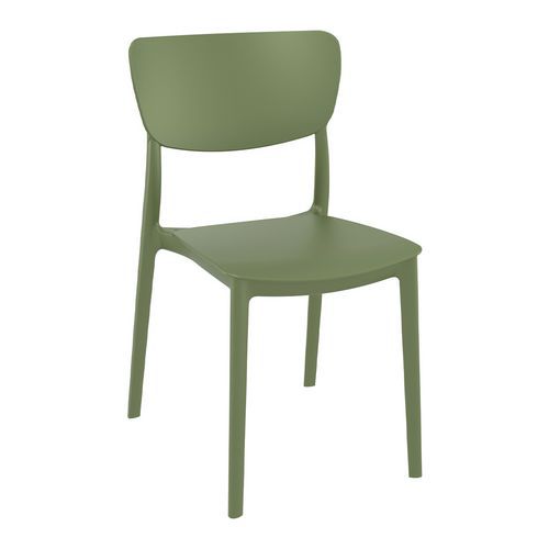 Chaise Exterieure Empilable -en Polypropylène - Monna Chaise Exterieure Empilable -en Polypropylène - Monna