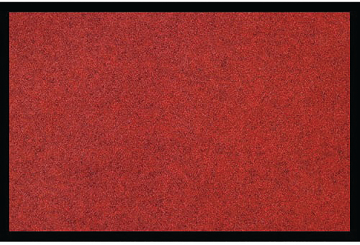 Tapis Roude Texture Tapis Prima Rouge 40X60 Cm - Idmat - Manutan.fr