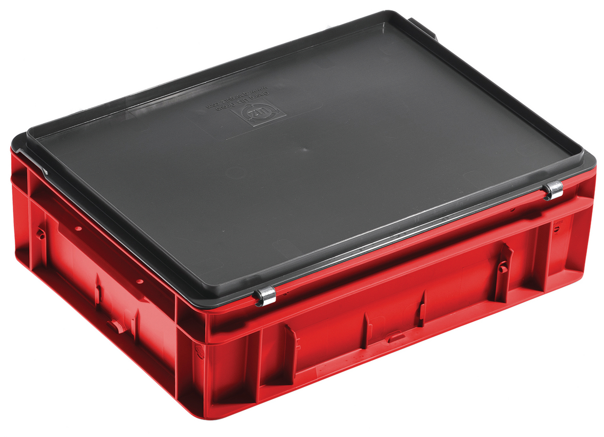 Bacs à couvercle RAKO rouge - 400x300mm - 10 à 60 L - Manutan.fr