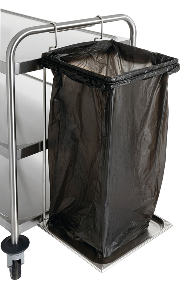 Support Sac Poubelle Métal Robuste 30-45 Gallons - Cadre Jardin Et Extérieur