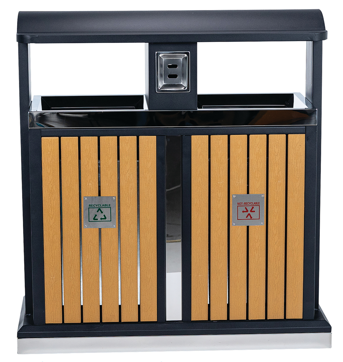 Poubelle Double Compartiment 2x50l