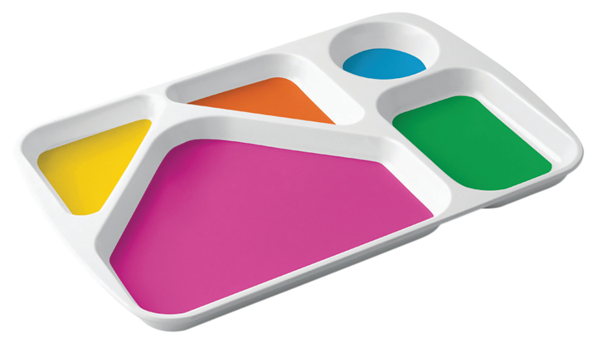 Plateau 5 Compartiments en Pulpe - 320 x 230 mm - Lot de 25