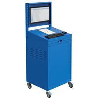 Armoire informatique mobile fermée Modulinfo - Sofame