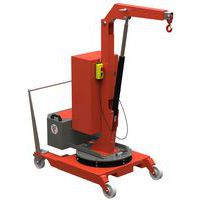 Grue d'atelier porte-a-faux manuelle a mat rotatif 200 kg - Stockman