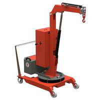 Grue d'atelier porte-a-faux manuelle a mat rotatif  200 kg Stockman